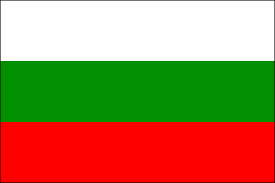 Изображение флага Болгарии